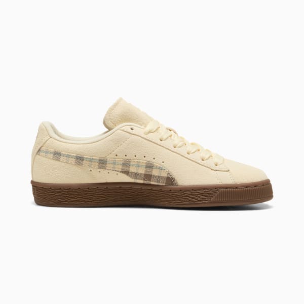 Puma Suede — Cream / Plaid