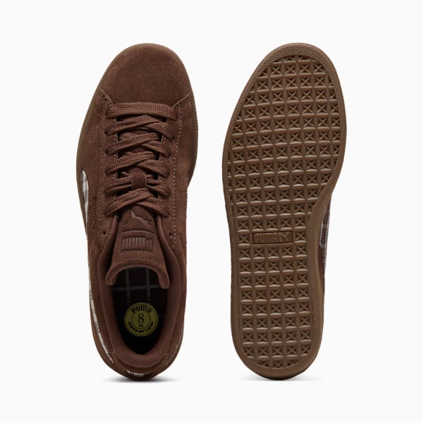 Puma Suede — Dark Brown / Plaid