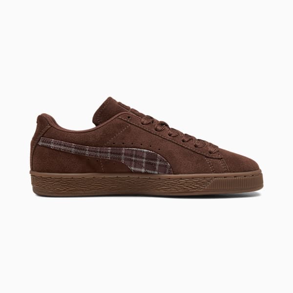 Puma Suede — Dark Brown / Plaid