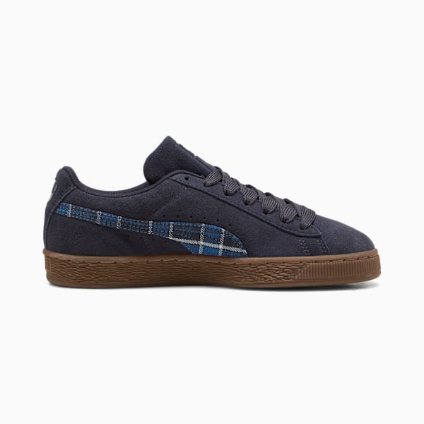 Puma Suede — Navy Blue / Plaid