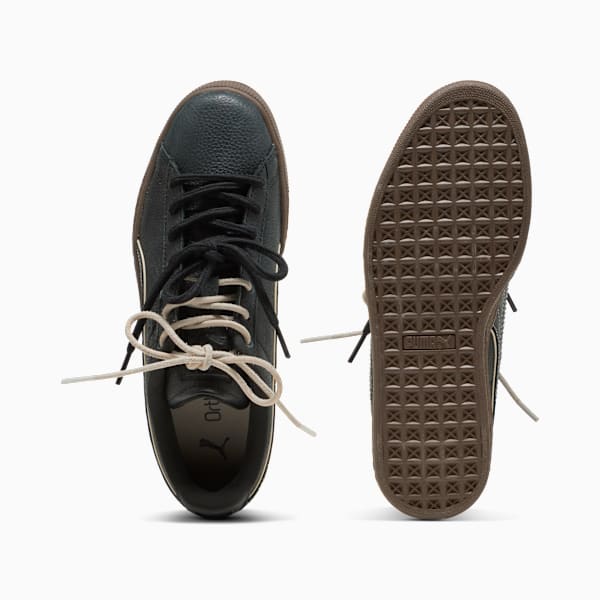 Puma Suede — Dark Green / Contrast Stitching