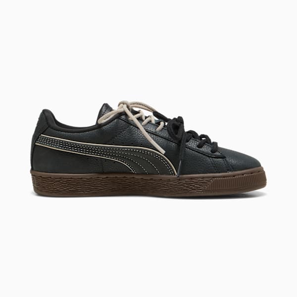 Puma Suede — Dark Green / Contrast Stitching