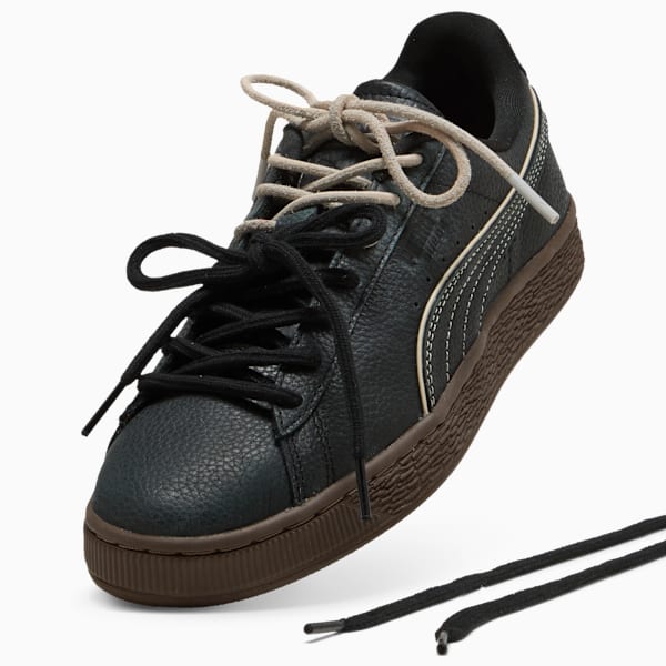 Puma Suede — Dark Green / Contrast Stitching