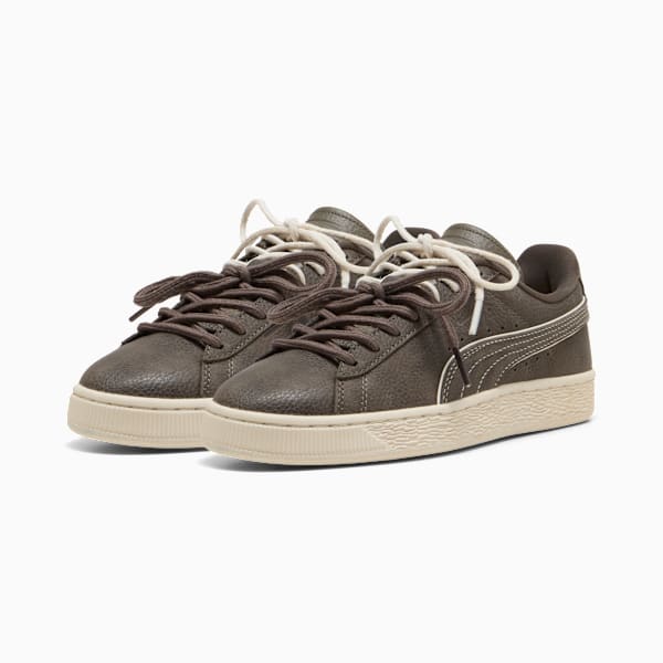 Puma Suede — Taupe / Dual Laces