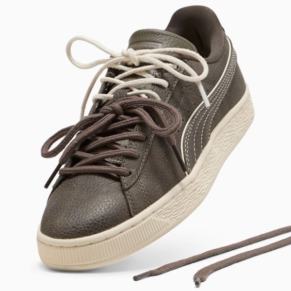 Puma Suede — Taupe / Dual Laces