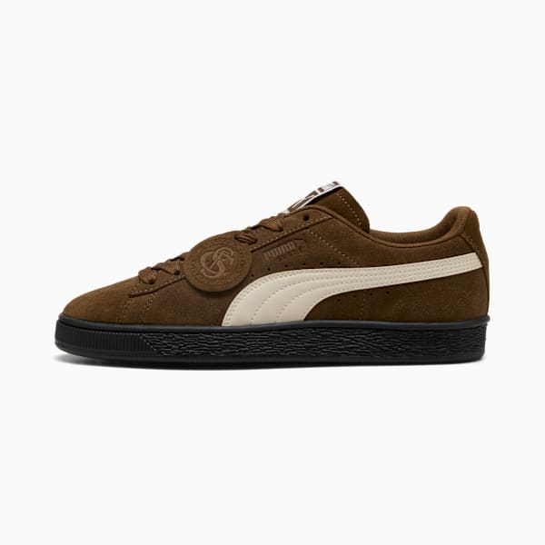 Puma Suede — Brown / Beige / Badge