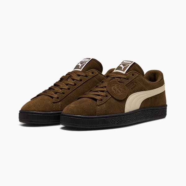 Puma Suede — Brown / Beige / Badge