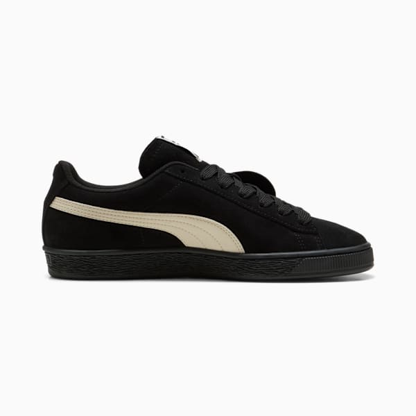 Puma Suede — Black / Beige / Badge