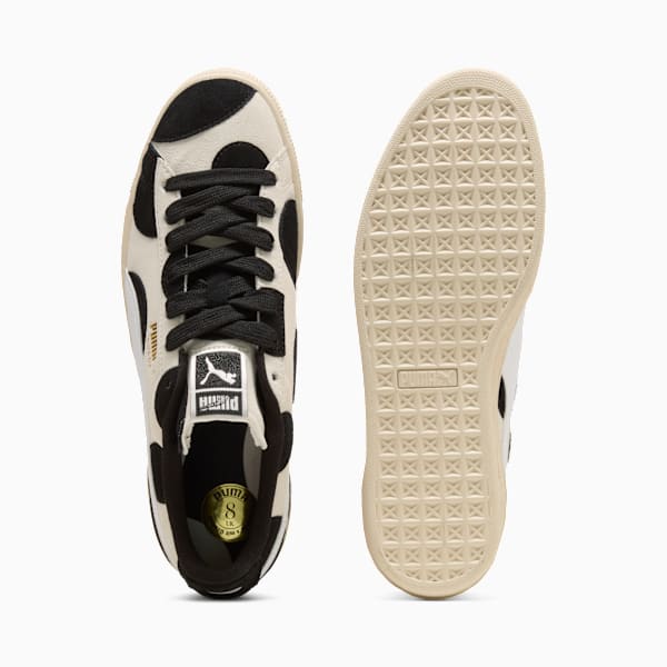 Puma Suede — Cream / Black / Polka Dot