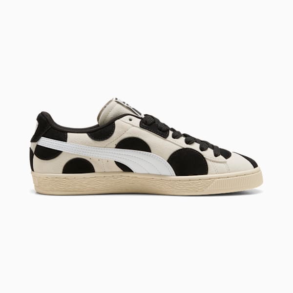 Puma Suede — Cream / Black / Polka Dot