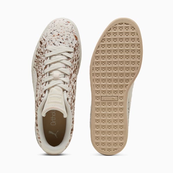 Puma Suede — Cream / Cow Print