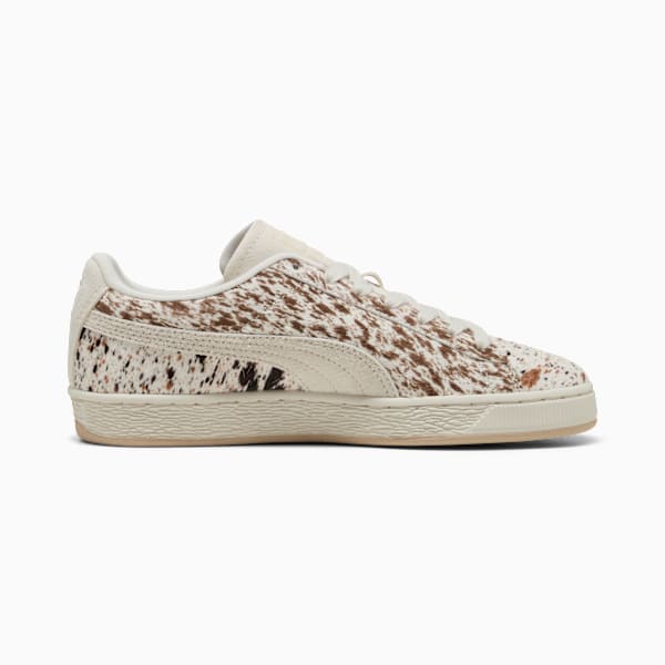 Puma Suede — Cream / Cow Print