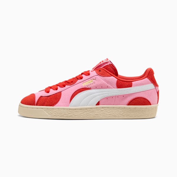 PUMA Suede Classic Pink-Red Polka Dot