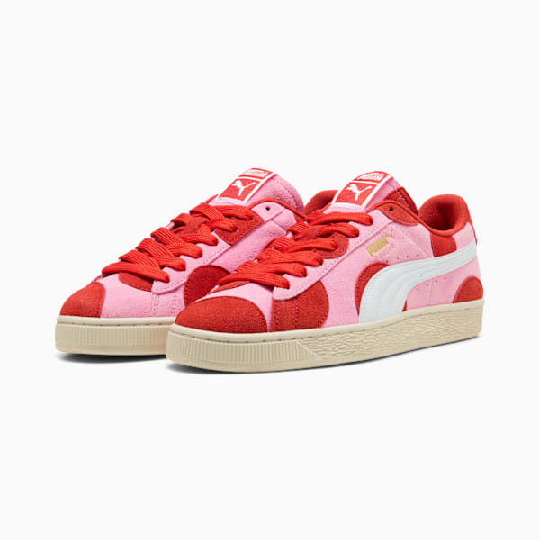 PUMA Suede Classic Pink-Red Polka Dot