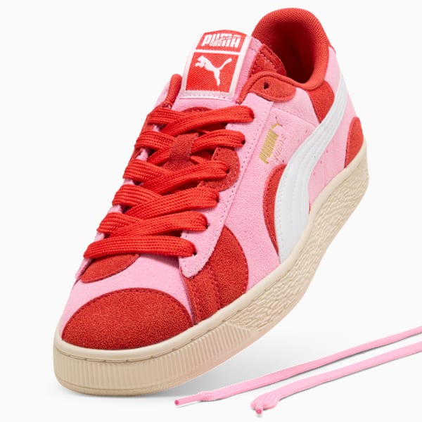PUMA Suede Classic Pink-Red Polka Dot