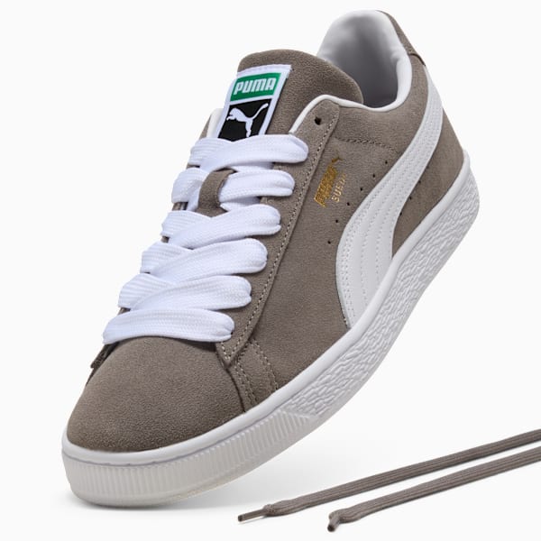 PUMA Suede Classic Grey-White-Gold
