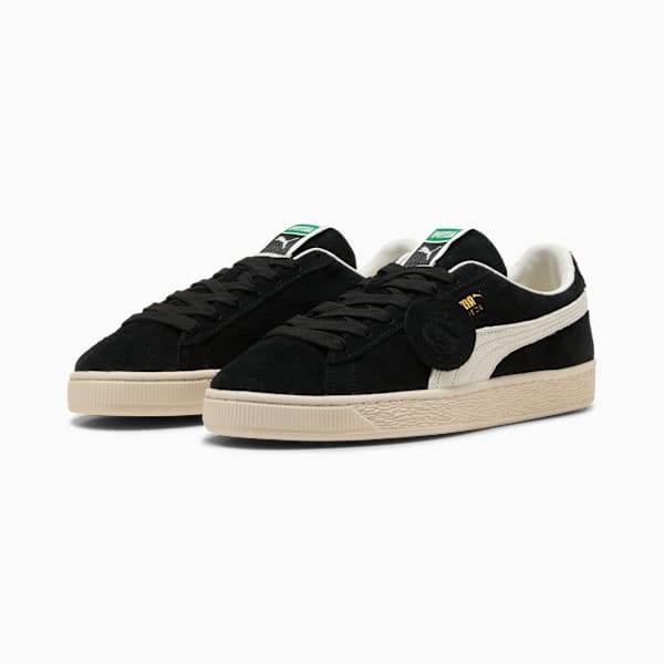 PUMA Suede Classic Black-Off White Rose Badge