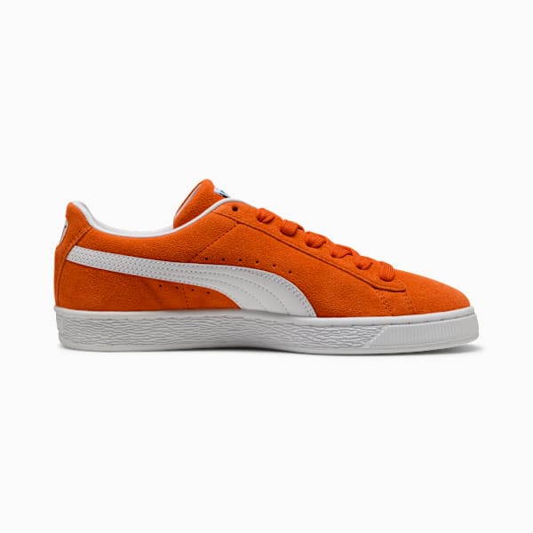 PUMA Suede Classic Orange‑White‑Gold