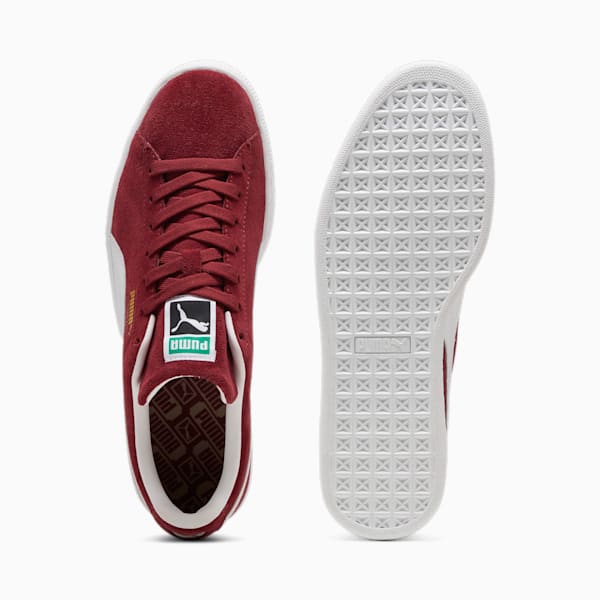 PUMA Suede Classic Burgundy-White-Gold