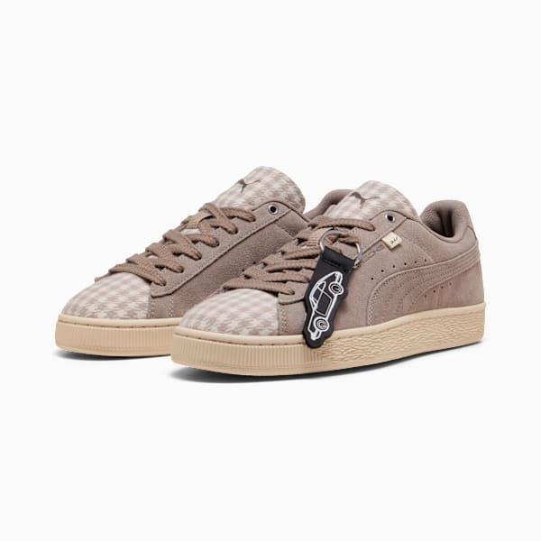 PUMA Suede Classic × Porsche Dusty Mauve Houndstooth
