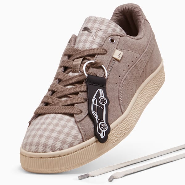 PUMA Suede Classic × Porsche Dusty Mauve Houndstooth