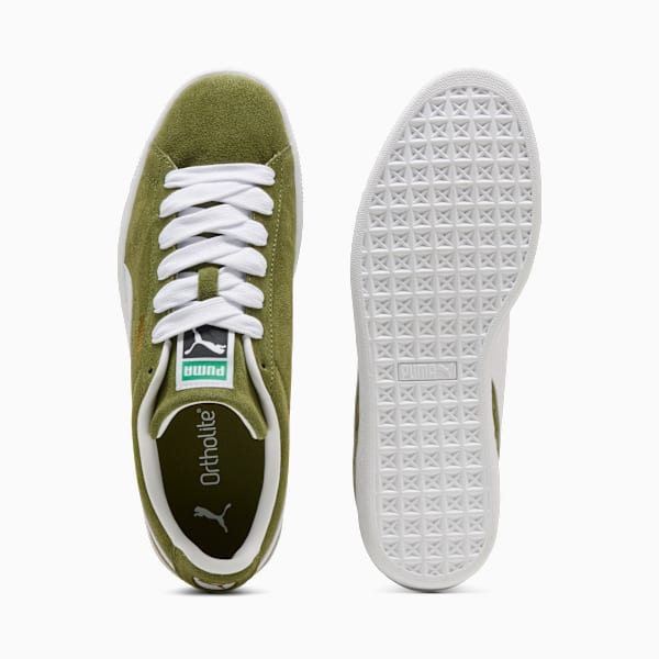 PUMA Suede XL Olive Green-White-Gold