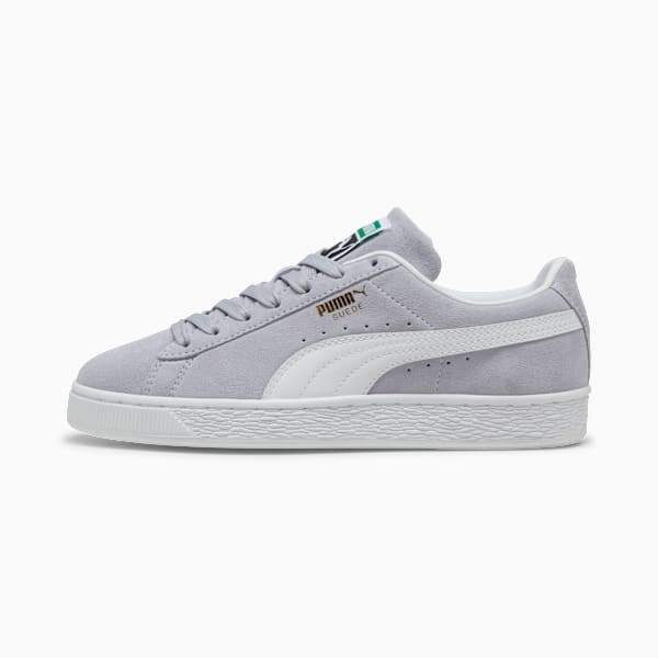 PUMA Suede Classic Light Gray-White-Gold