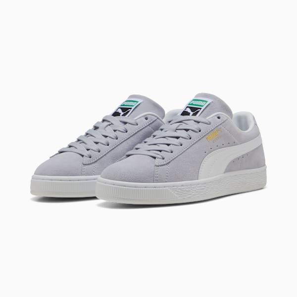 PUMA Suede Classic Light Gray-White-Gold