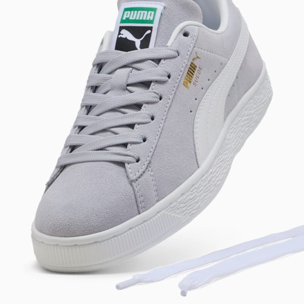 PUMA Suede Classic Light Gray-White-Gold