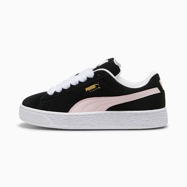 PUMA Suede XL Black-Pastel Pink-Gold