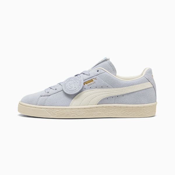 PUMA Suede Classic Light Baby Blue-Off-White-Gold