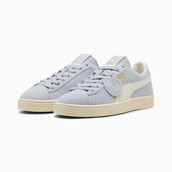 PUMA Suede Classic Light Baby Blue-Off-White-Gold
