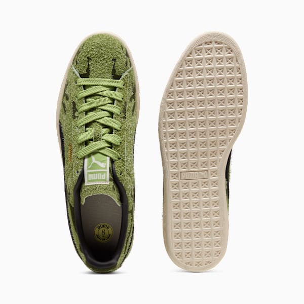 PUMA Suede Camo Green-Black-Vintage Off-White