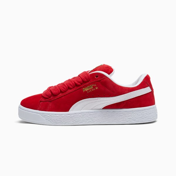 PUMA Suede XL Vivid Red-White-Gold