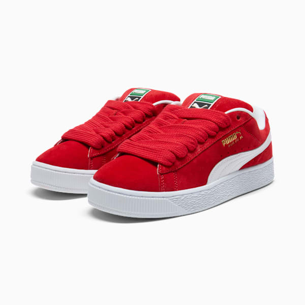 PUMA Suede XL Vivid Red-White-Gold