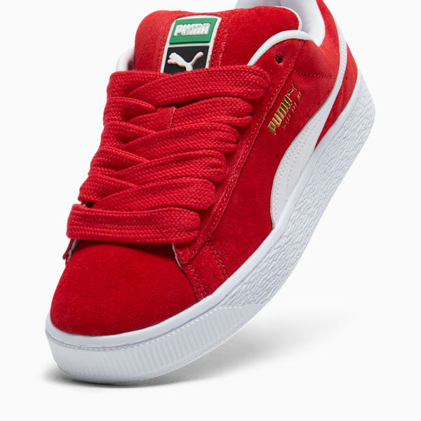 PUMA Suede XL Vivid Red-White-Gold