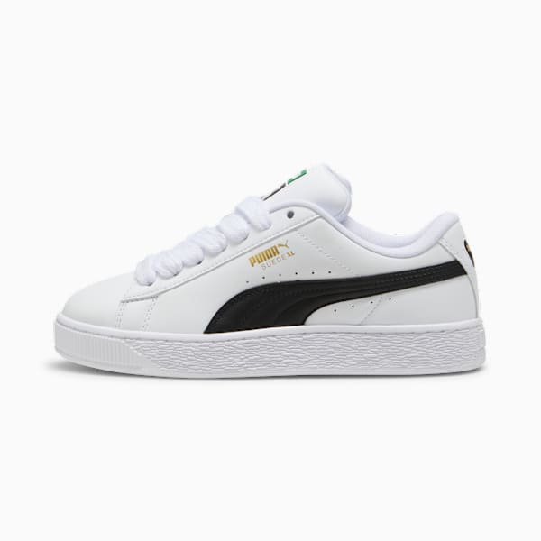 PUMA Suede XL White-Black-Gold