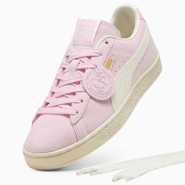PUMA Suede Classic Pastel Pink-Off-White-Gold