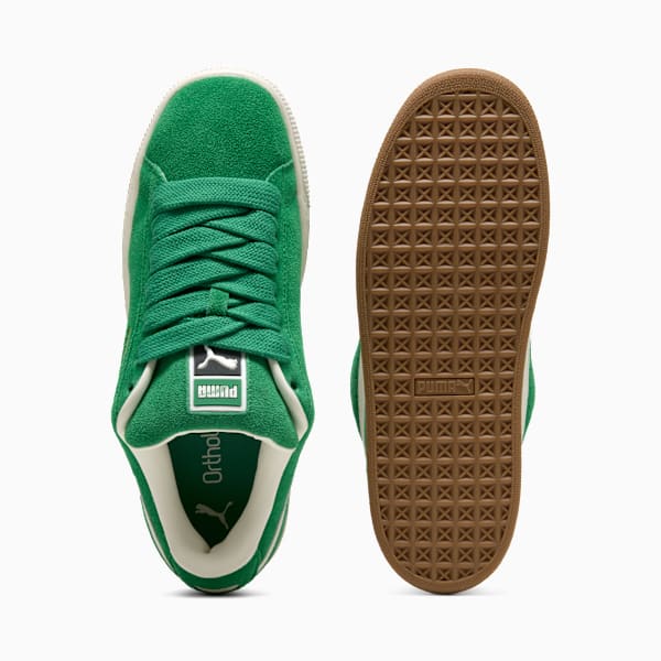 PUMA Suede XL Green-Off-White-Gum Sole