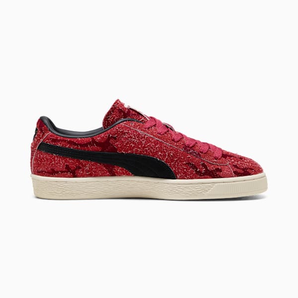 PUMA Suede Red Textured Camo-Black-Vintage Off-White