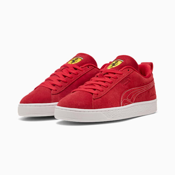 PUMA Suede Santhonia Tavares Red-White Stitching