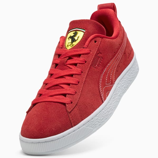 PUMA Suede Santhonia Tavares Red-White Stitching