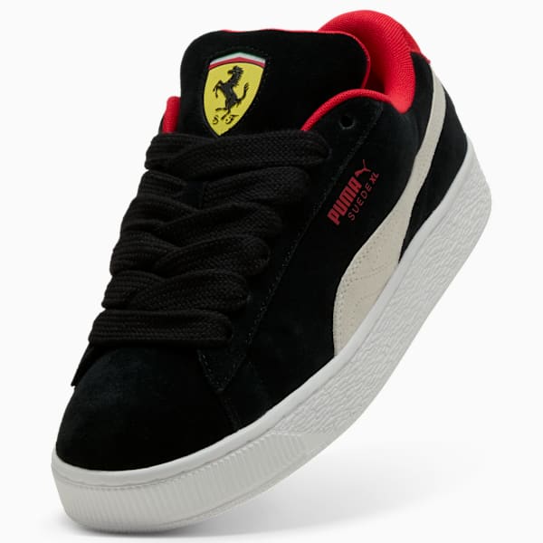 PUMA Suede XL Black-Off-White-Red