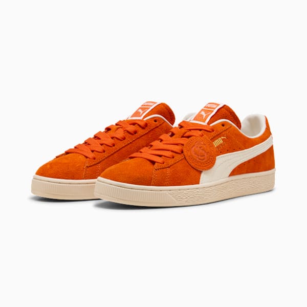 PUMA Suede Vintage Orange-Off-White Badge-Gum Sole