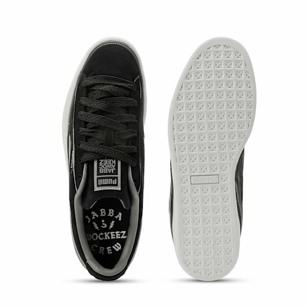 PUMA Suede x JAWICZ Black-Silver Glitter-White
