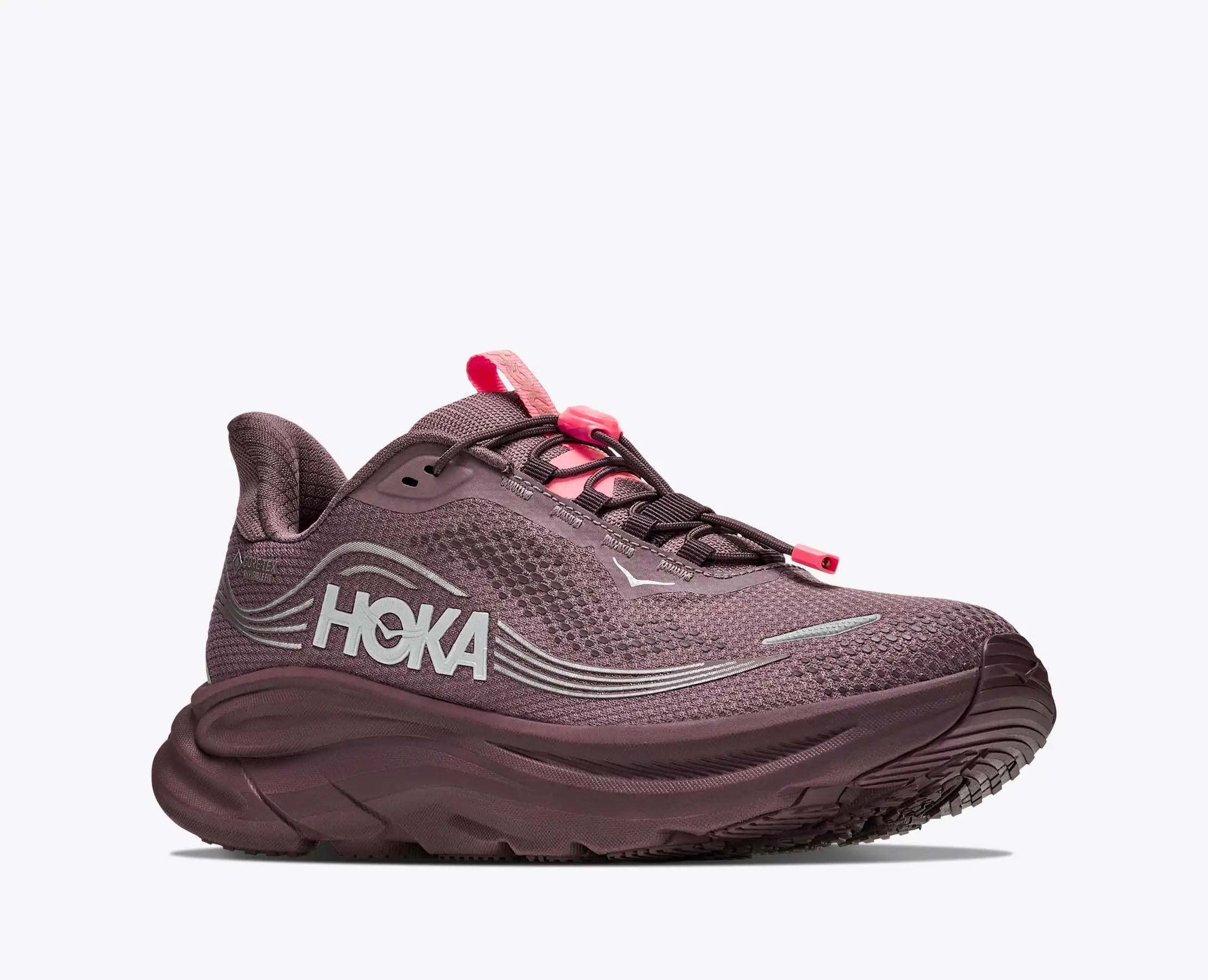 Hoka Speedgoat 6 — Plum Purple / Silver / Pink