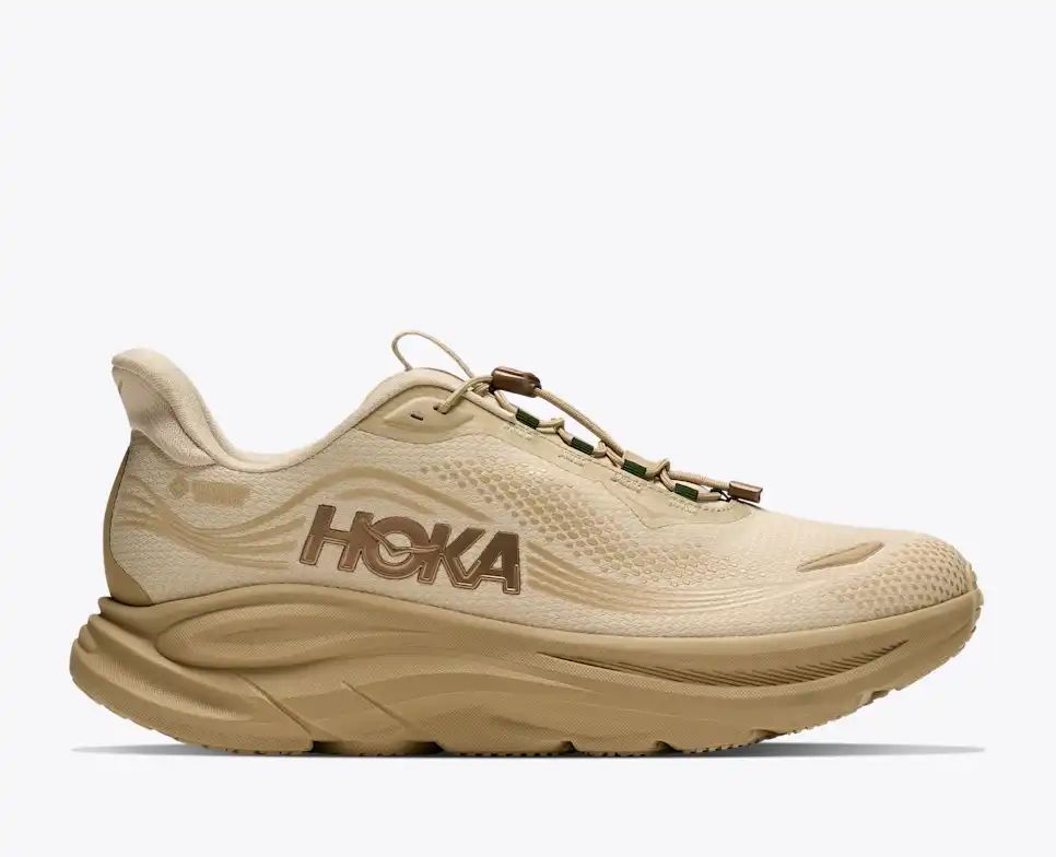 Hoka Speedgoat 6 GTX — Khaki / Beige / Bronze