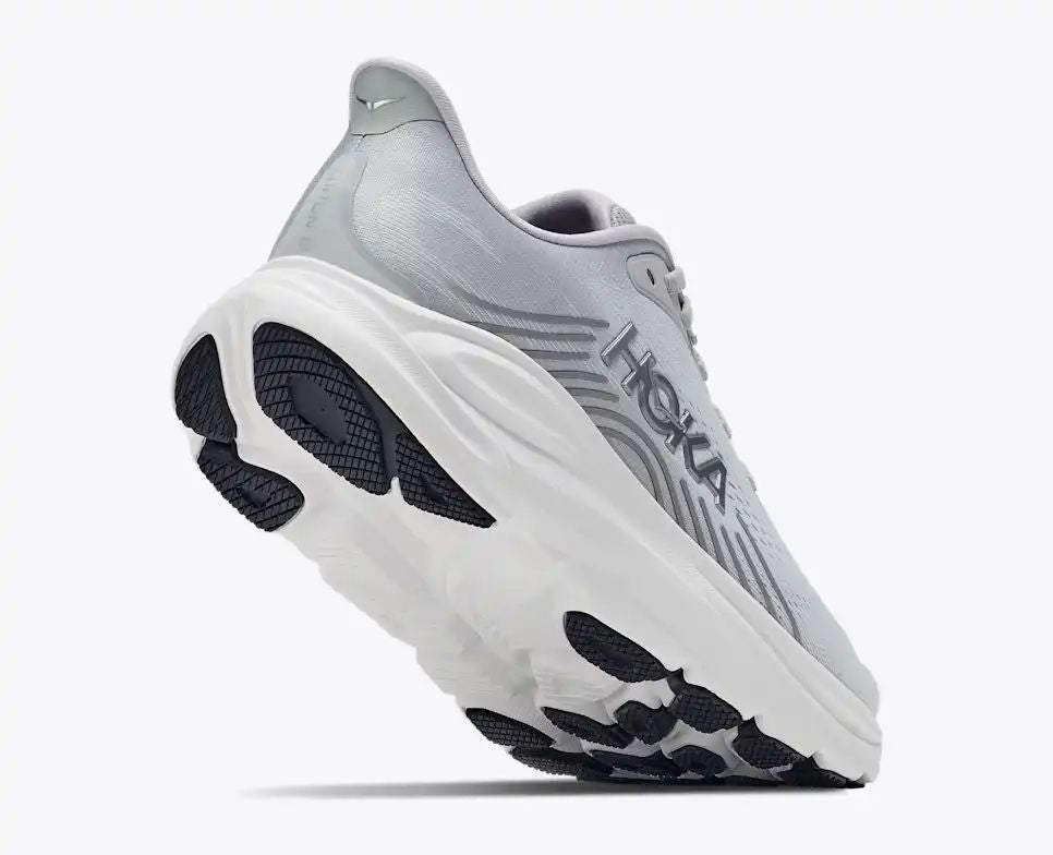 Hoka Bondi 8 — Light Gray / White