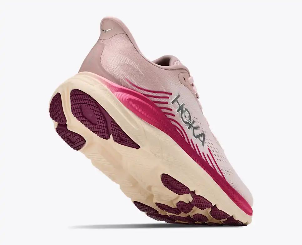 Hoka Bondi 8 — Light Pink / Magenta / Cream