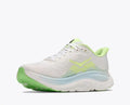 Hoka Bondi 8 — White / Lime Green / Light Blue
